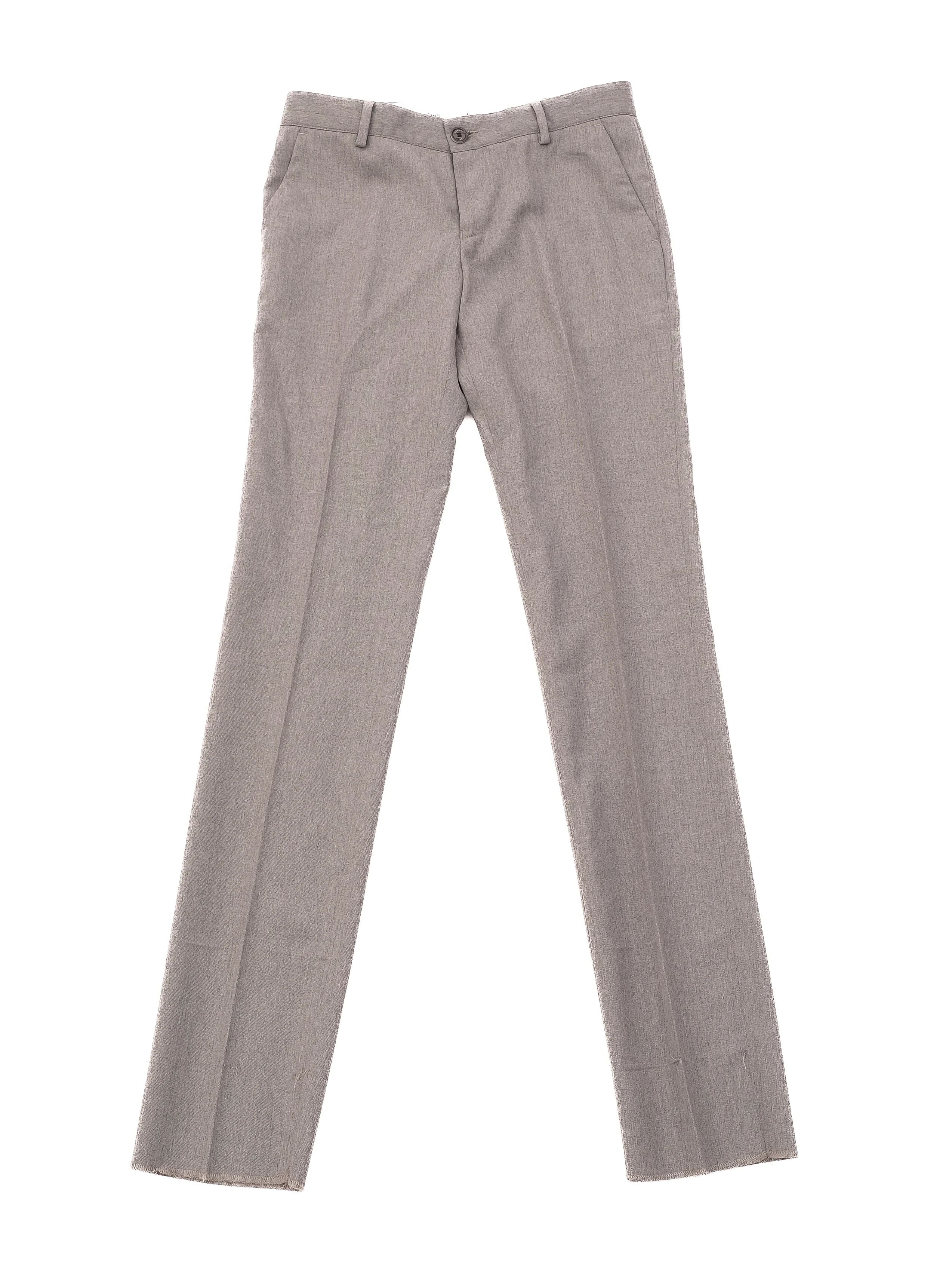 Excellent Armani Junior Gray Wool Blazer Size 12 Women