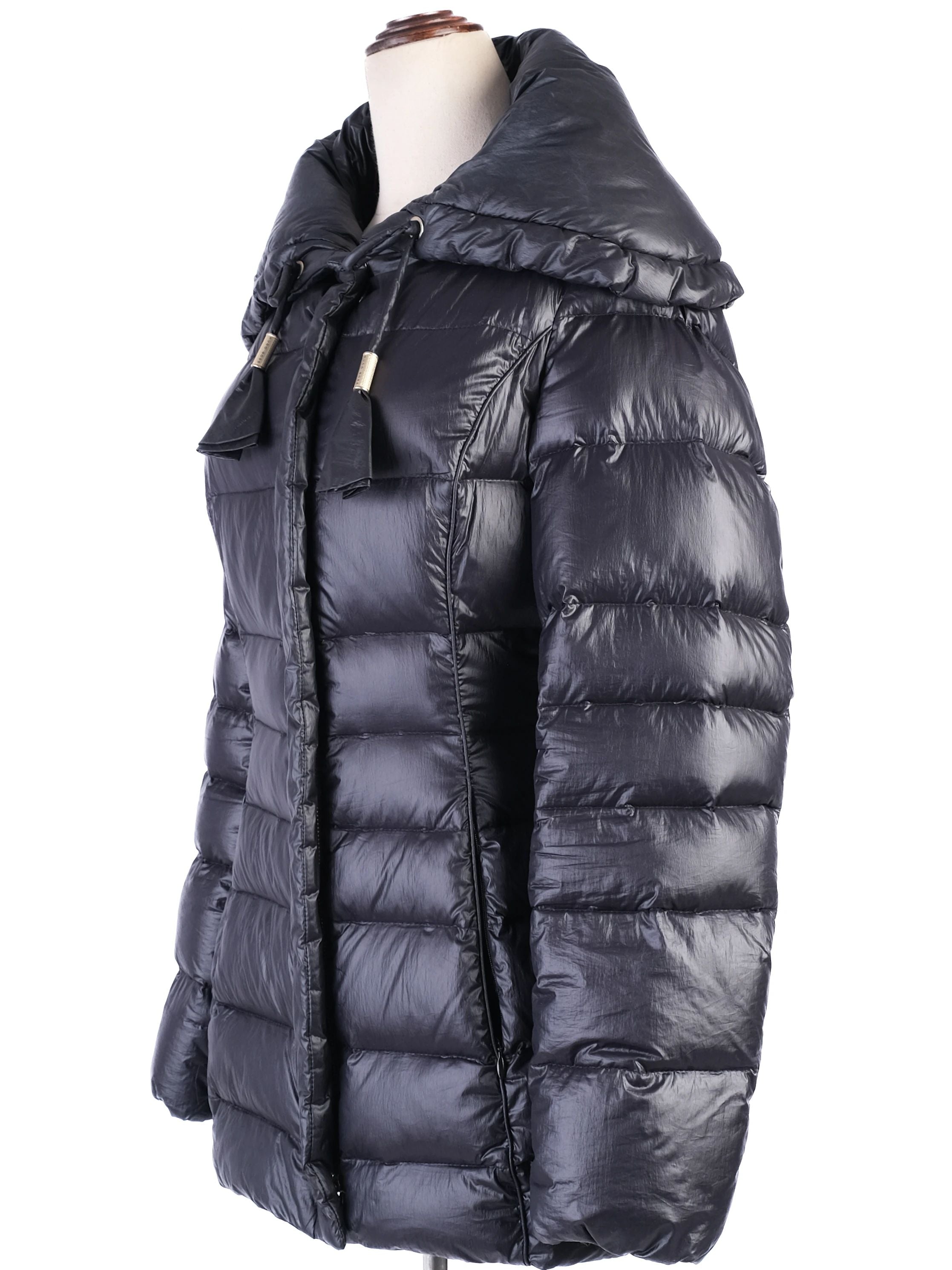 Excellent Hugo Boss Black Puffer Jacket XS Polyester Women