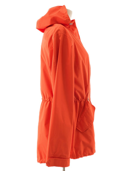 Perfect Loro Piana Orange Hooded Jacket Women&