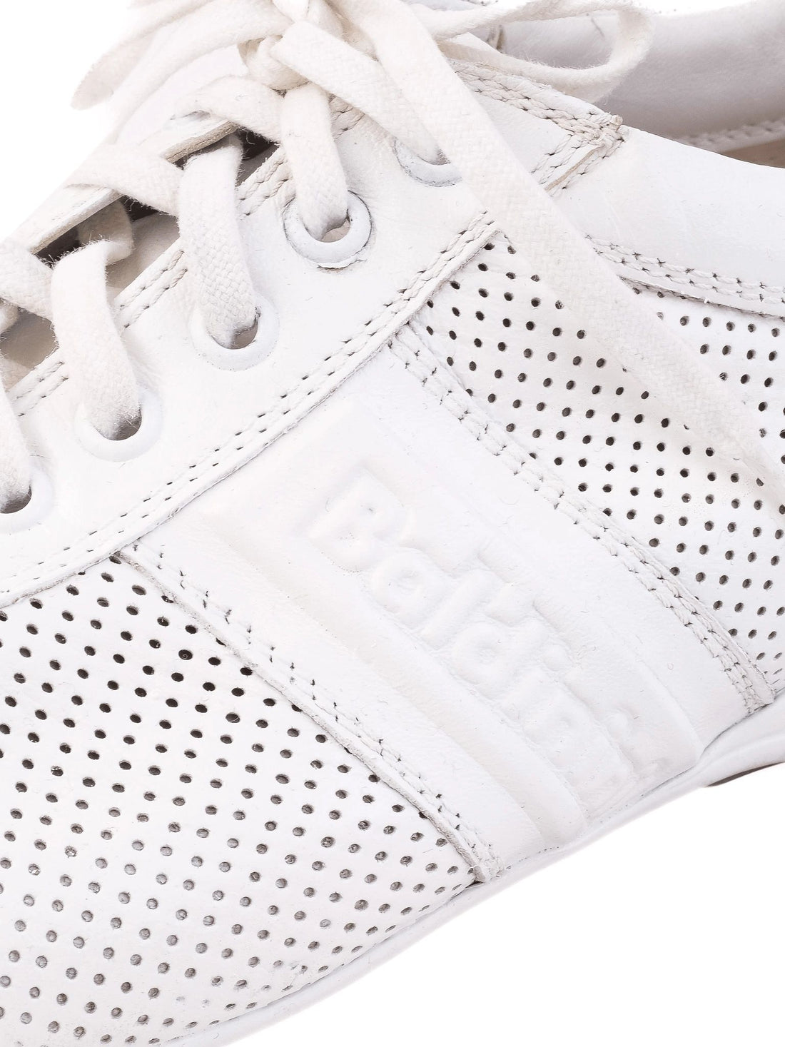 Excellent Baldinini White Textile Sneakers for Men