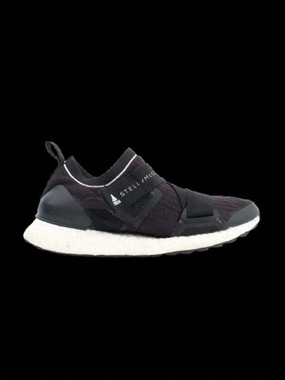 Stella McCartney Black Textile Sneakers Size 37.5 Excellent Condition