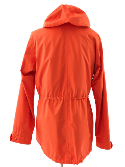 Perfect Loro Piana Orange Hooded Jacket Women&