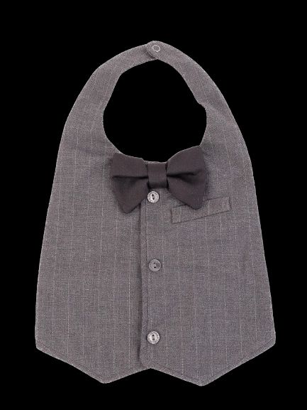 Perfect Dolce Gabbana Baby Bibs Gray Cotton Size 6 months