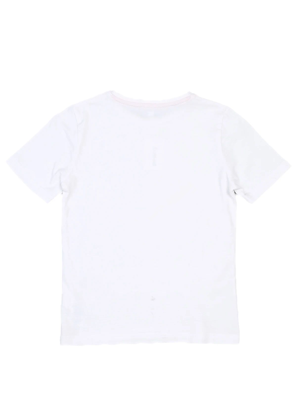 Excellent Hugo Boss White Cotton T-Shirt for Kids, Size 6