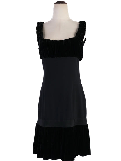 Moschino Black Sleeveless Dress Excellent Condition Viscose