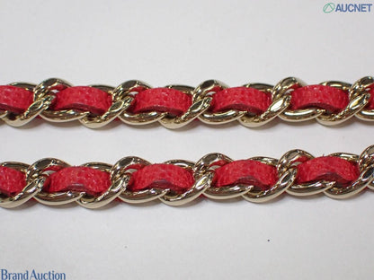 Chanel Matelasse Caviar Skin Coco Mark Round Chain