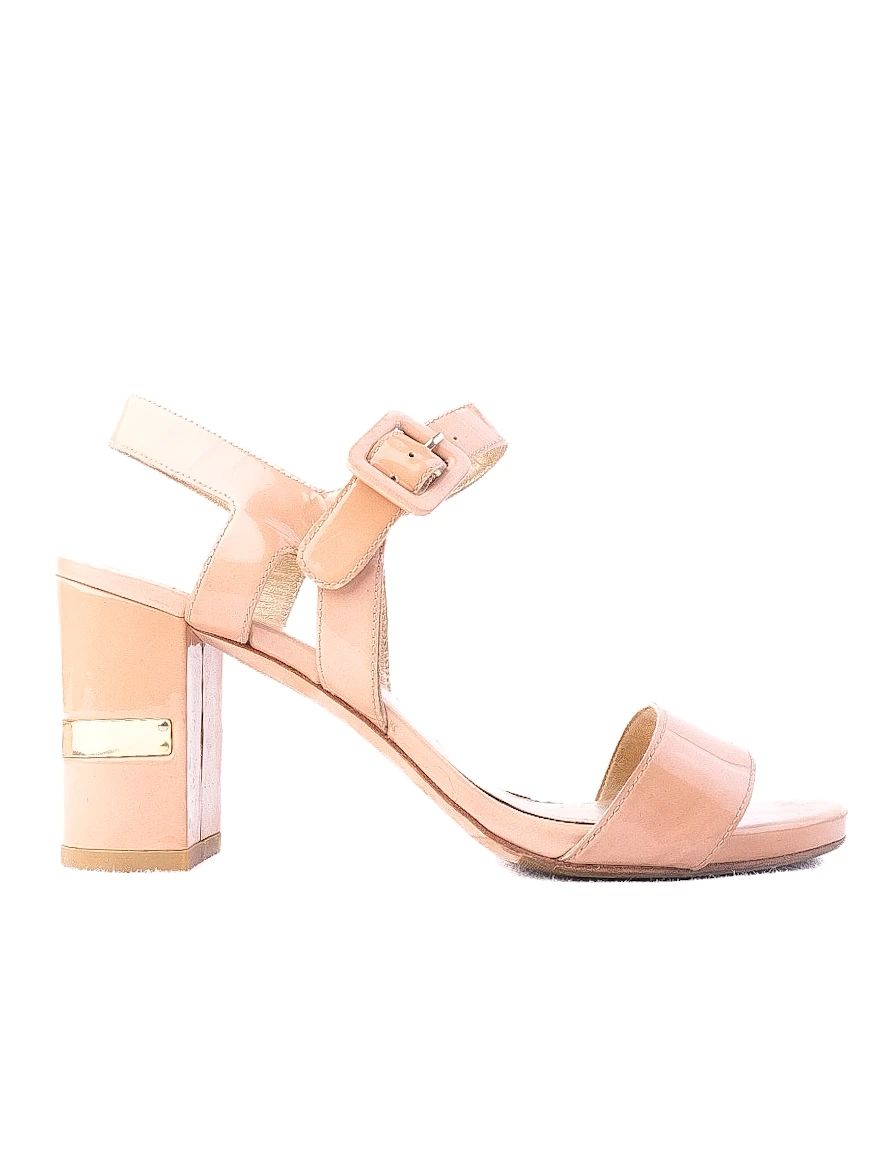 Excellent Stuart Weitzman Orange Leather High-Heeled Sandals Size 38
