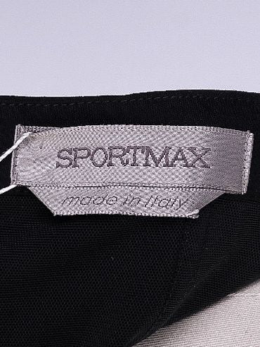 Sportmax Black Strapless Dress S Cotton Perfect Condition