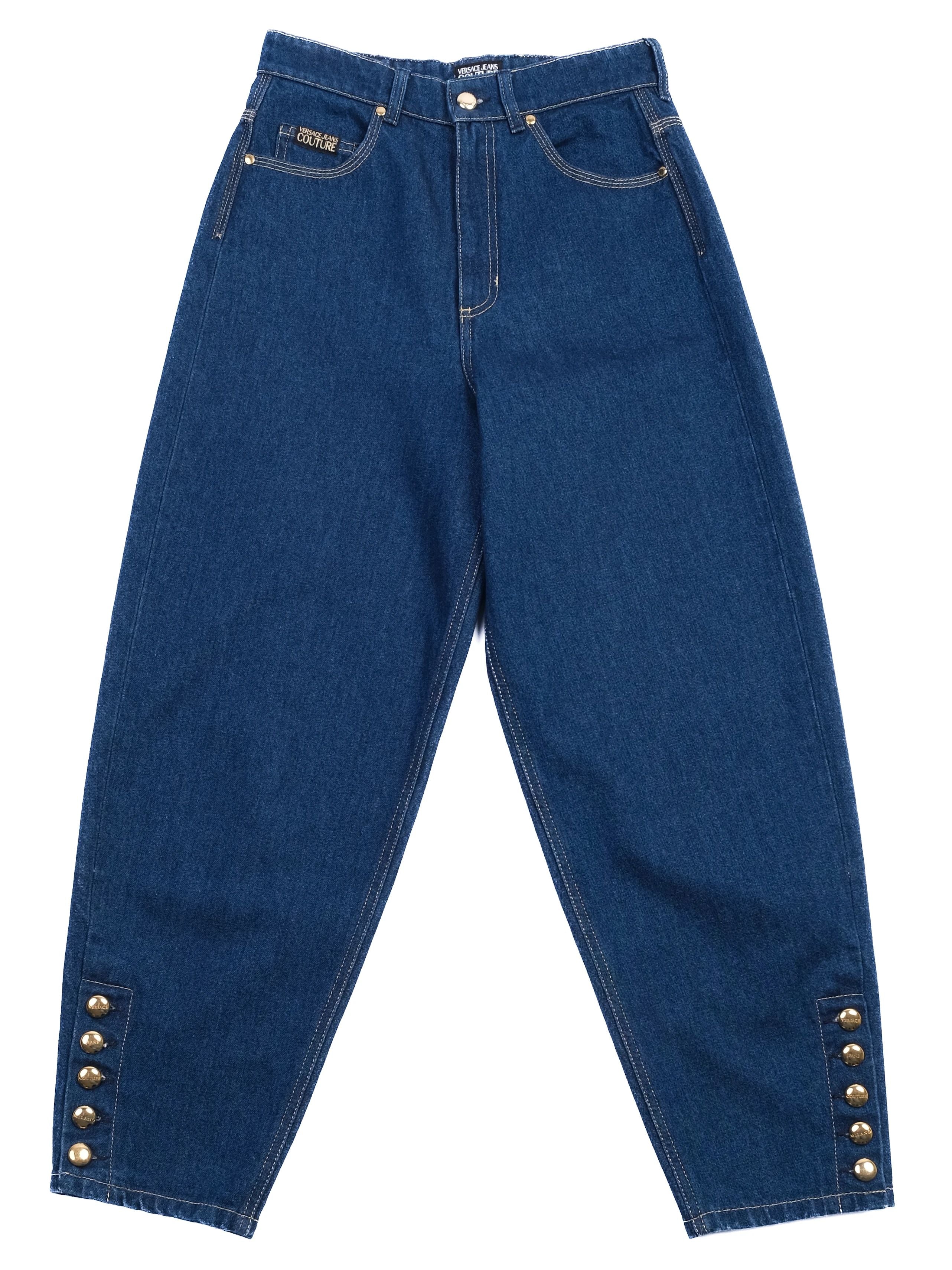 Excellent Versace Jeans Couture Blue Denim Size M Women