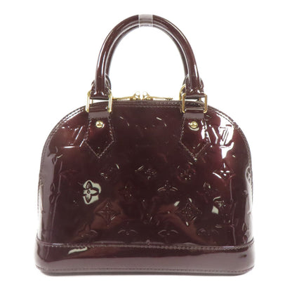 Louis Vuitton Vernis Alma Bb Handmade Shoulder Bag Red Amarante 2way Shoulder Bag M 91678