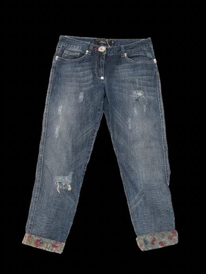 Excellent Phillipp Plein Distressed Denim Jeans Blue Size M