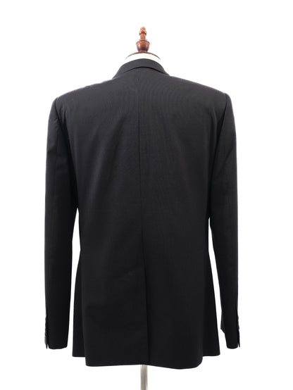 Perfect Saint Laurent Black Wool Blazer Size XL for Men