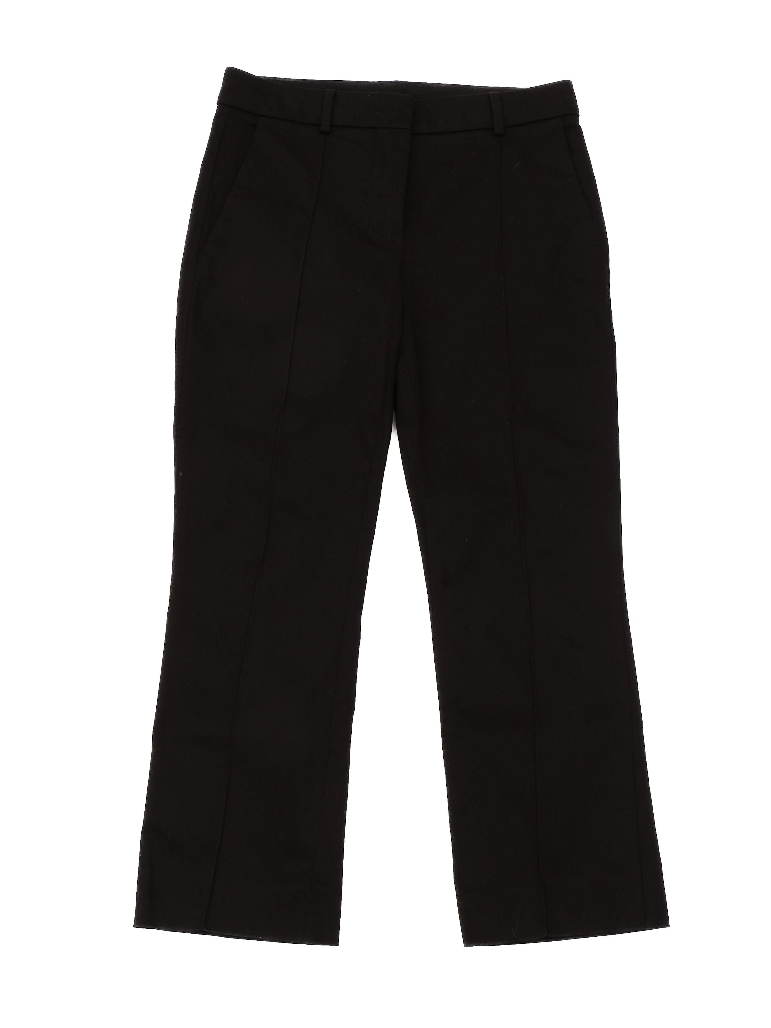 Sportmax Excellent Black Pants Size M 97% Cotton 3% Elastane