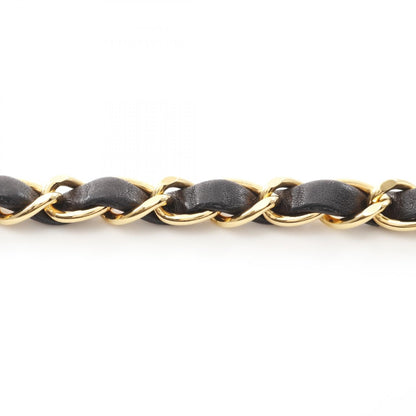 Chanel Matelasse Single Flap Chain Shoulder Bag Lambskin Black Ghw