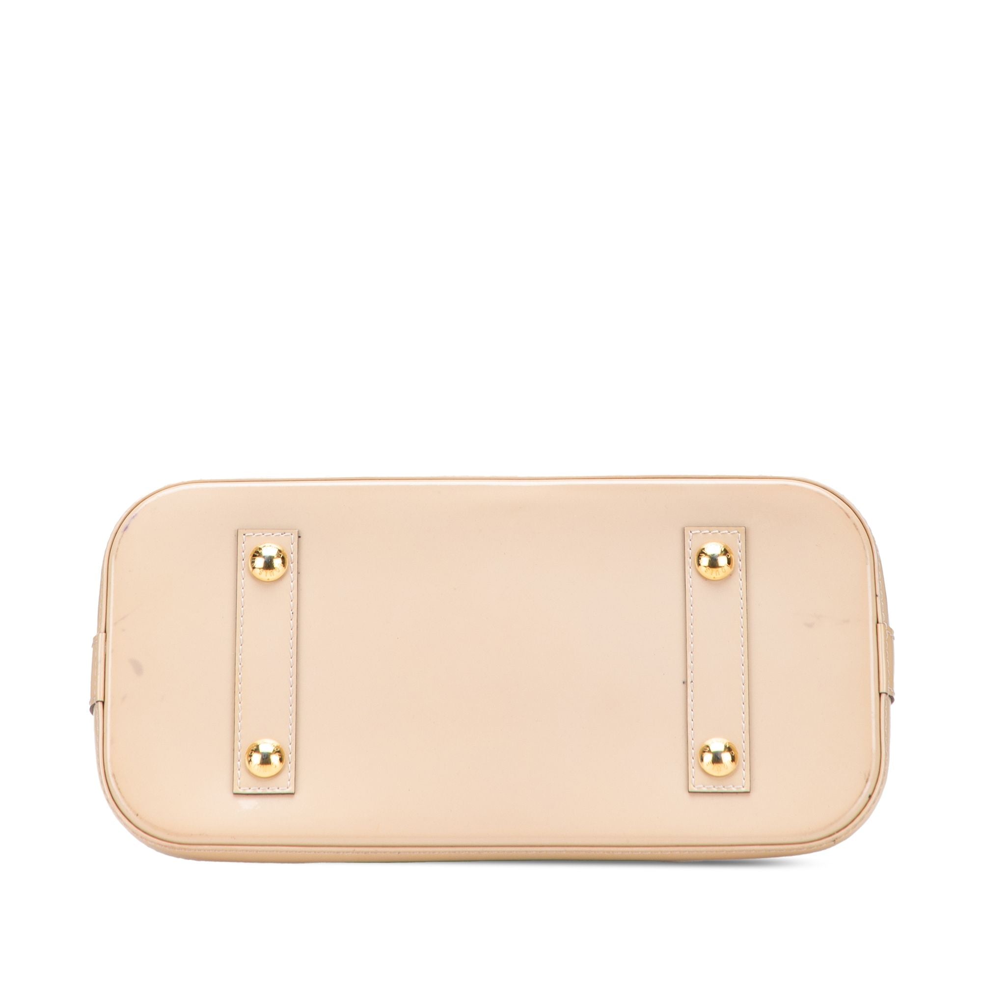 Louis Vuitton Monogram Vernis Alma PM Brown