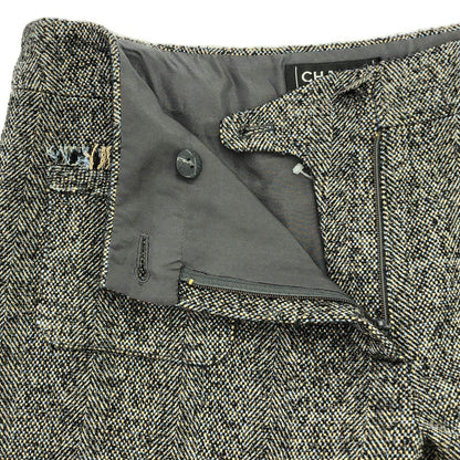 Chanel Black Pants Silk P 26752v 17003