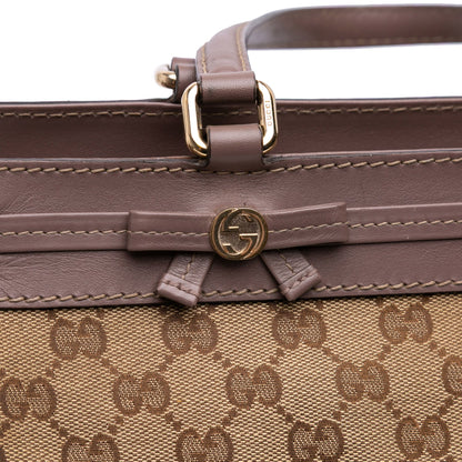 Gucci GG Canvas Mayfair Tote Brown