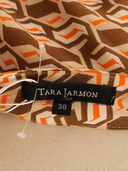 Excellent Tara Jarmon WomenÕs Dress M Combined Geometric Pattern