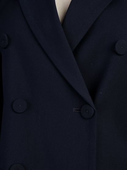 Excellent Weekend MaxMara Blue Wool Blazer Size N/A