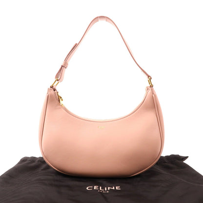 Celine Cowhide Leather Ava Golden Shoulder Bag Pink Calfskin (cowhide) S-ga-5210
