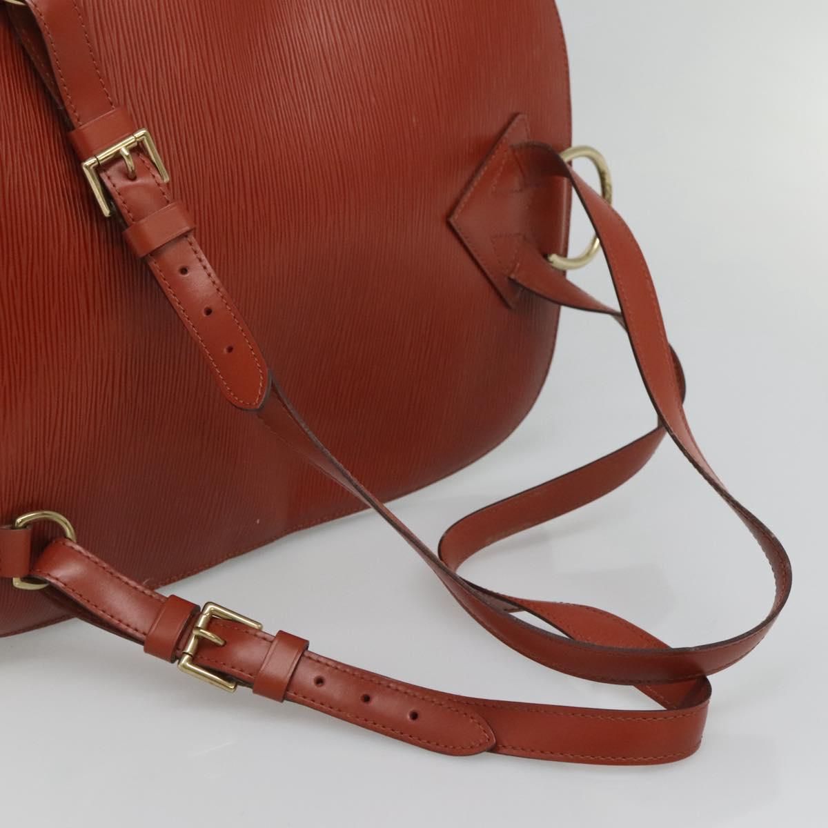 Louis Vuitton Epi Coblanc Shoulder Bag Brown M 52293 Lv Auth