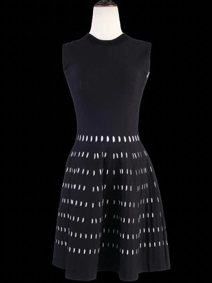 Excellent Alexander McQueen Black Sleeveless Dress Size M