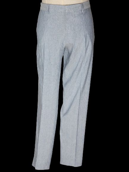 Good Club Monaco Light Blue Striped Pants Size XL Cotton