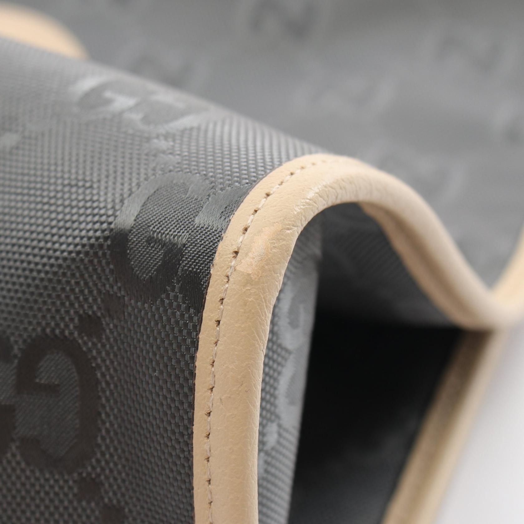 Gucci Off The Grid Gg Pattern 2way Tote 630355 Leather Nylon Canvas