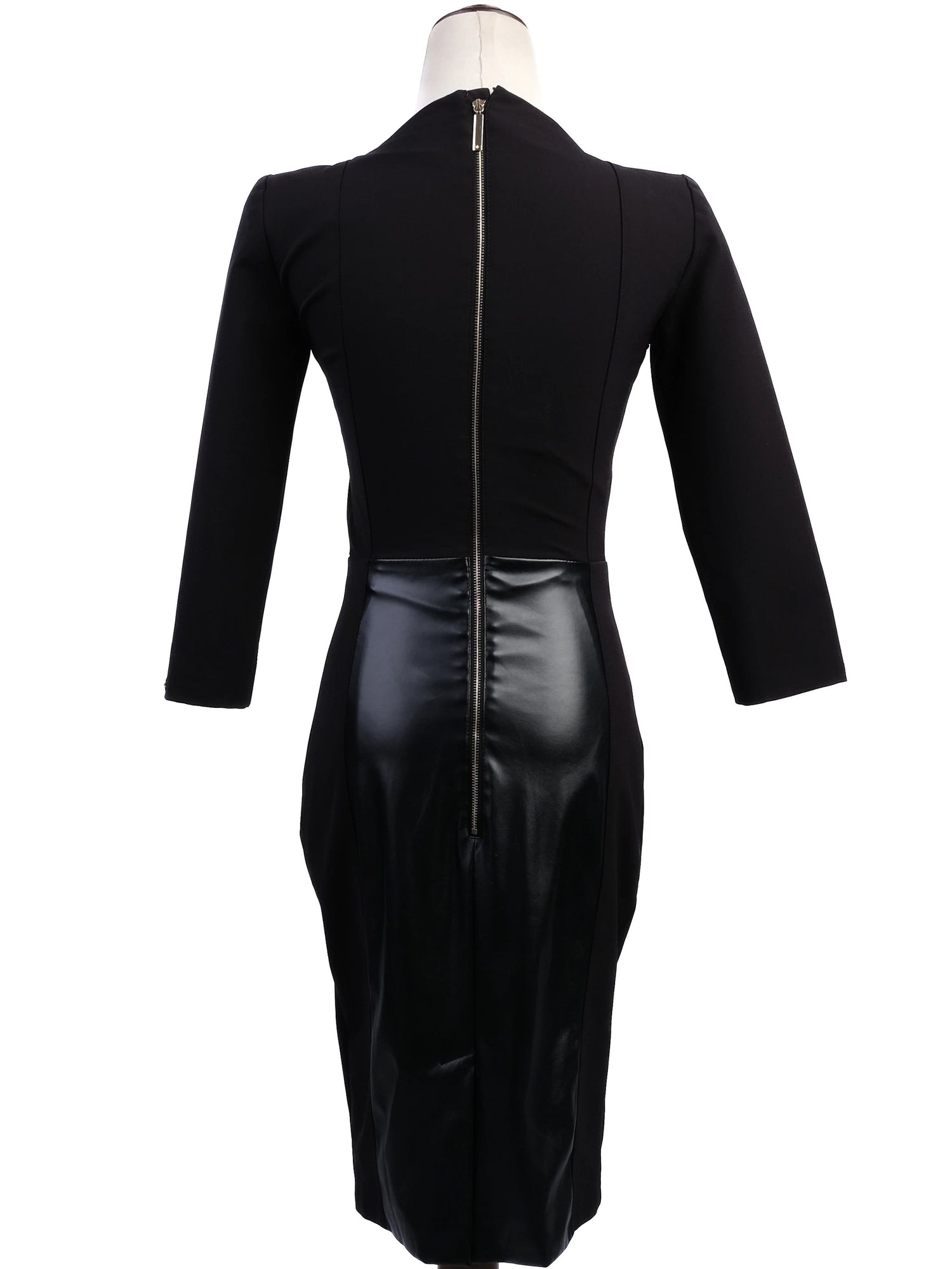 Excellent Elisabetta Franchi Black Bodycon Dress Size M