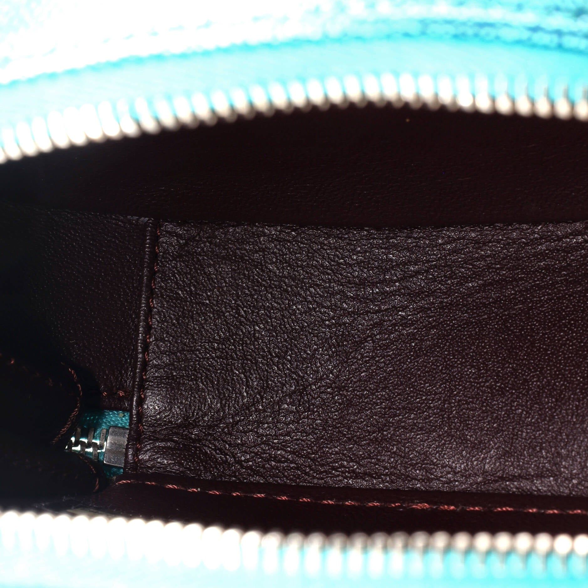 Chanel Egyptian Amulet Top Handle Camera Case Quilted Metallic Caviar With Rainbow Hardware