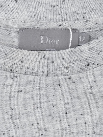 EXCELLENT Dior Gray Polyester T-Shirt Size 12 for Kids