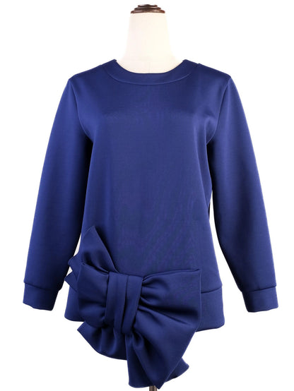 Excellent Victor&amp;Rolf Purple Bow Sweatshirt Women Size M