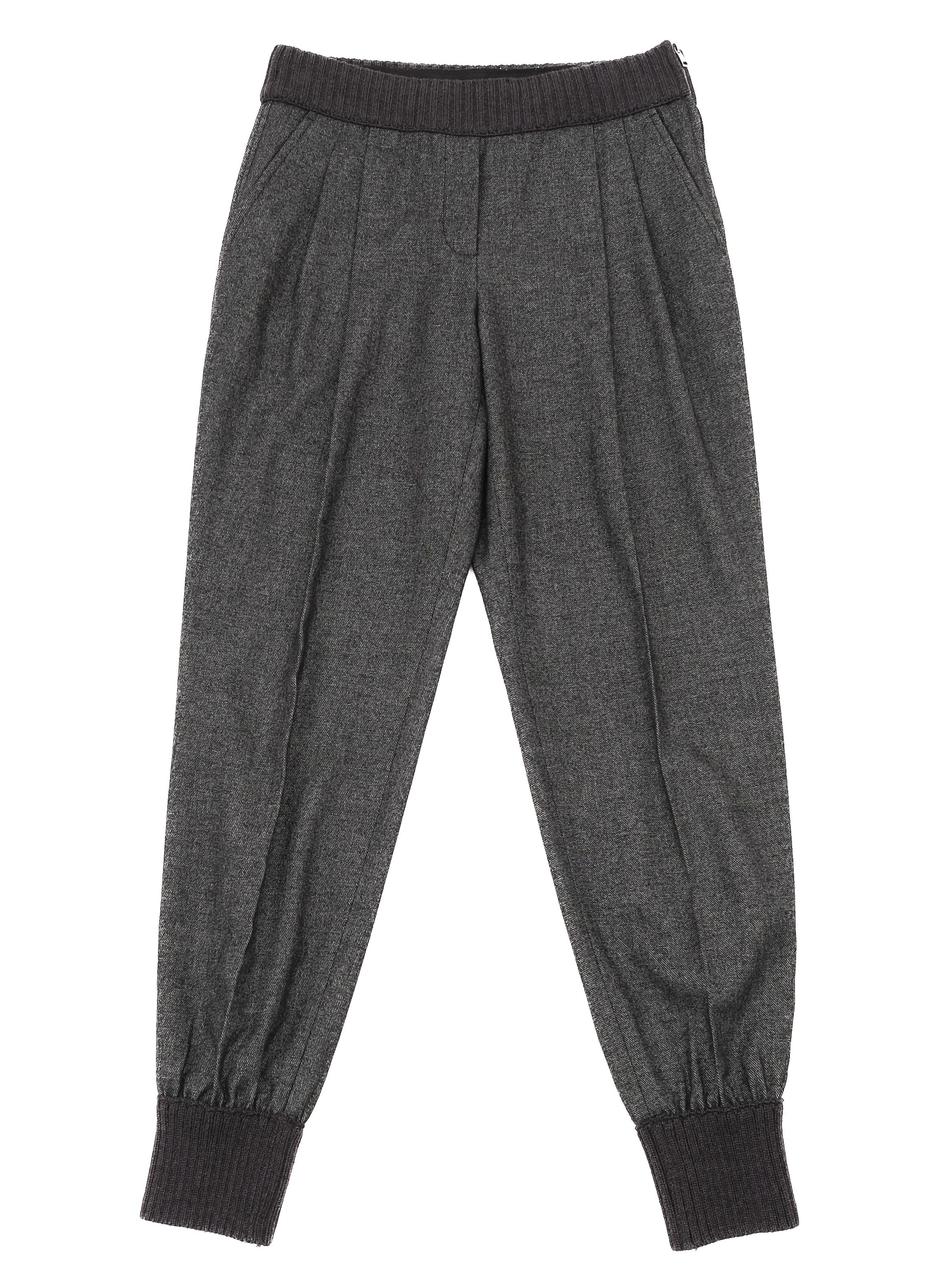 Excellent Dolce &amp; Gabbana Gray Wool Jogger Pants Size S