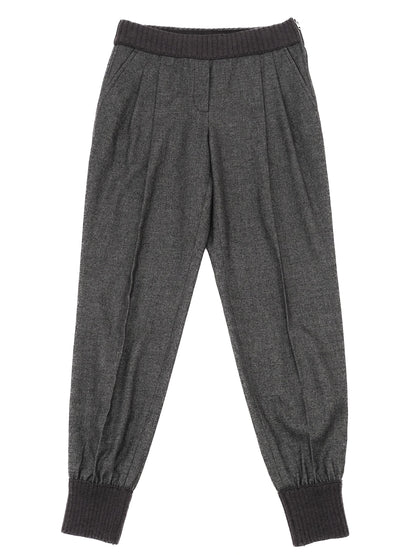 Excellent Dolce &amp; Gabbana Gray Wool Jogger Pants Size S