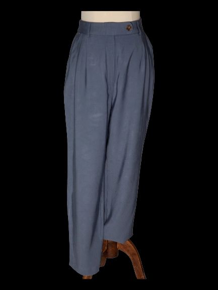 Good Topshop Blue Trousers Size S Tailored Design with Pleats