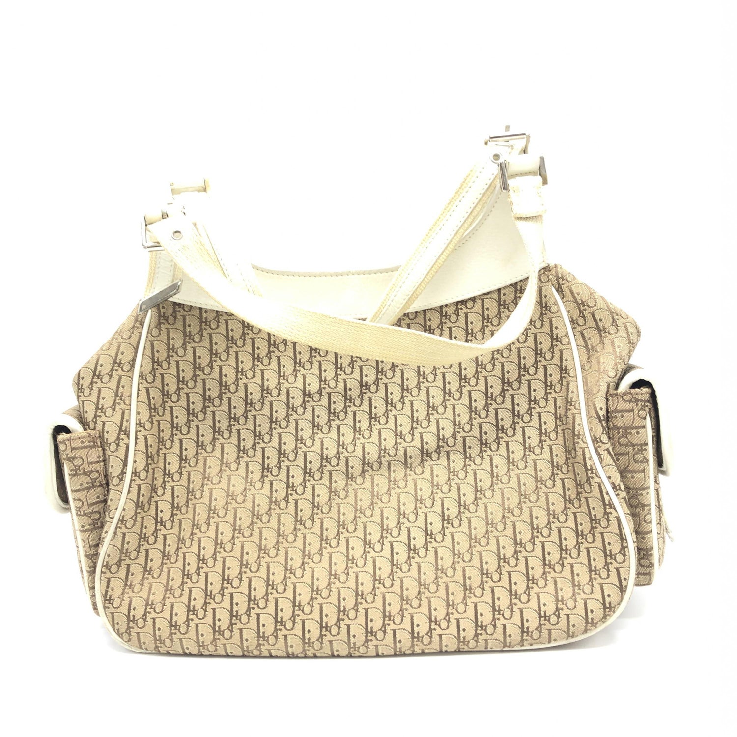 Dior Trotter Monogram Canvas Shoulder Bag