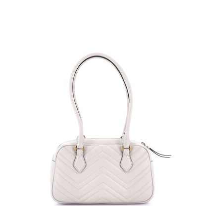 Gucci GG Marmont Top Handle Shoulder Bag Matelasse Leather Small