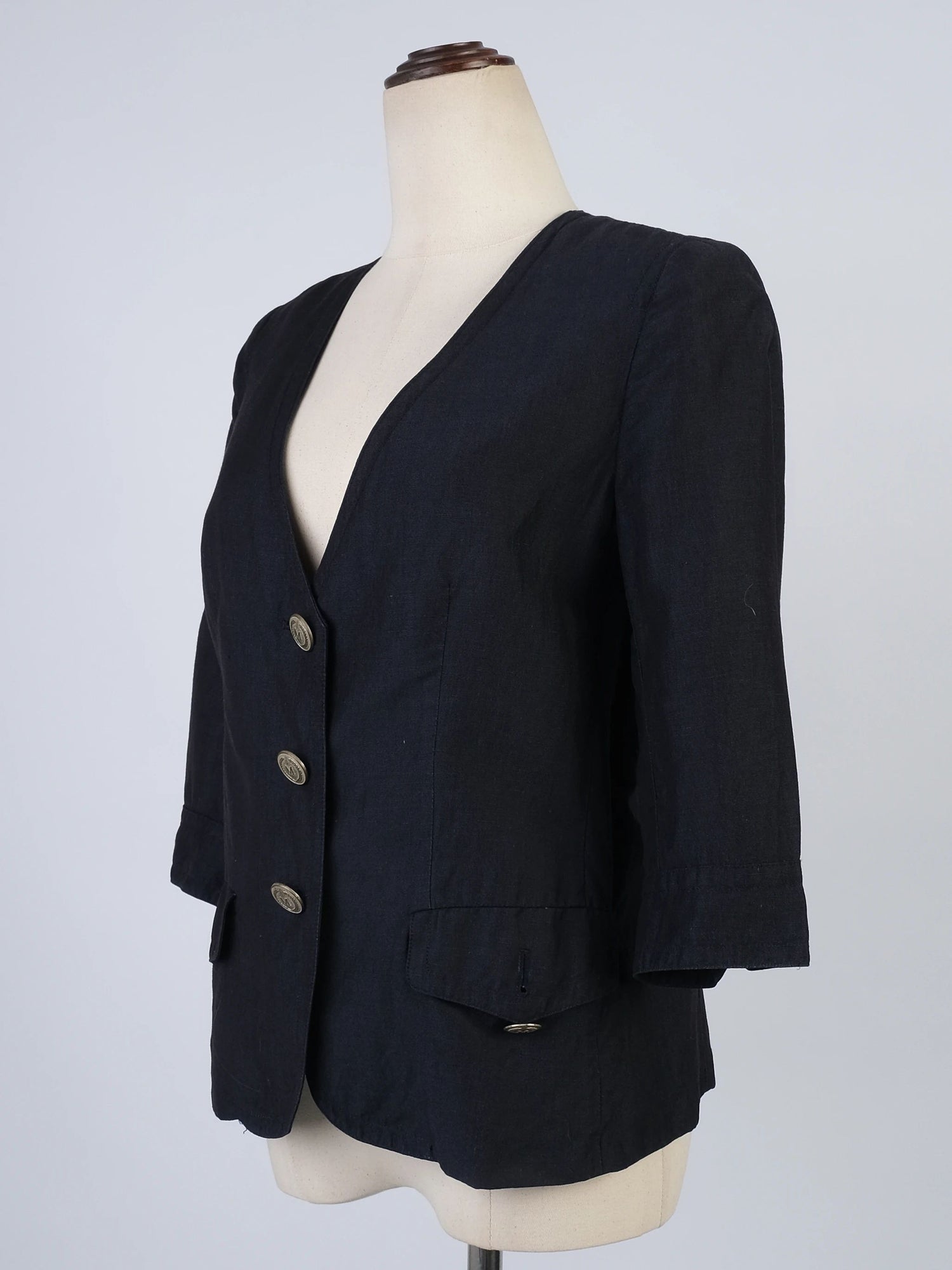 Max Mara Excellent Condition Blue Wool Blazer Size L
