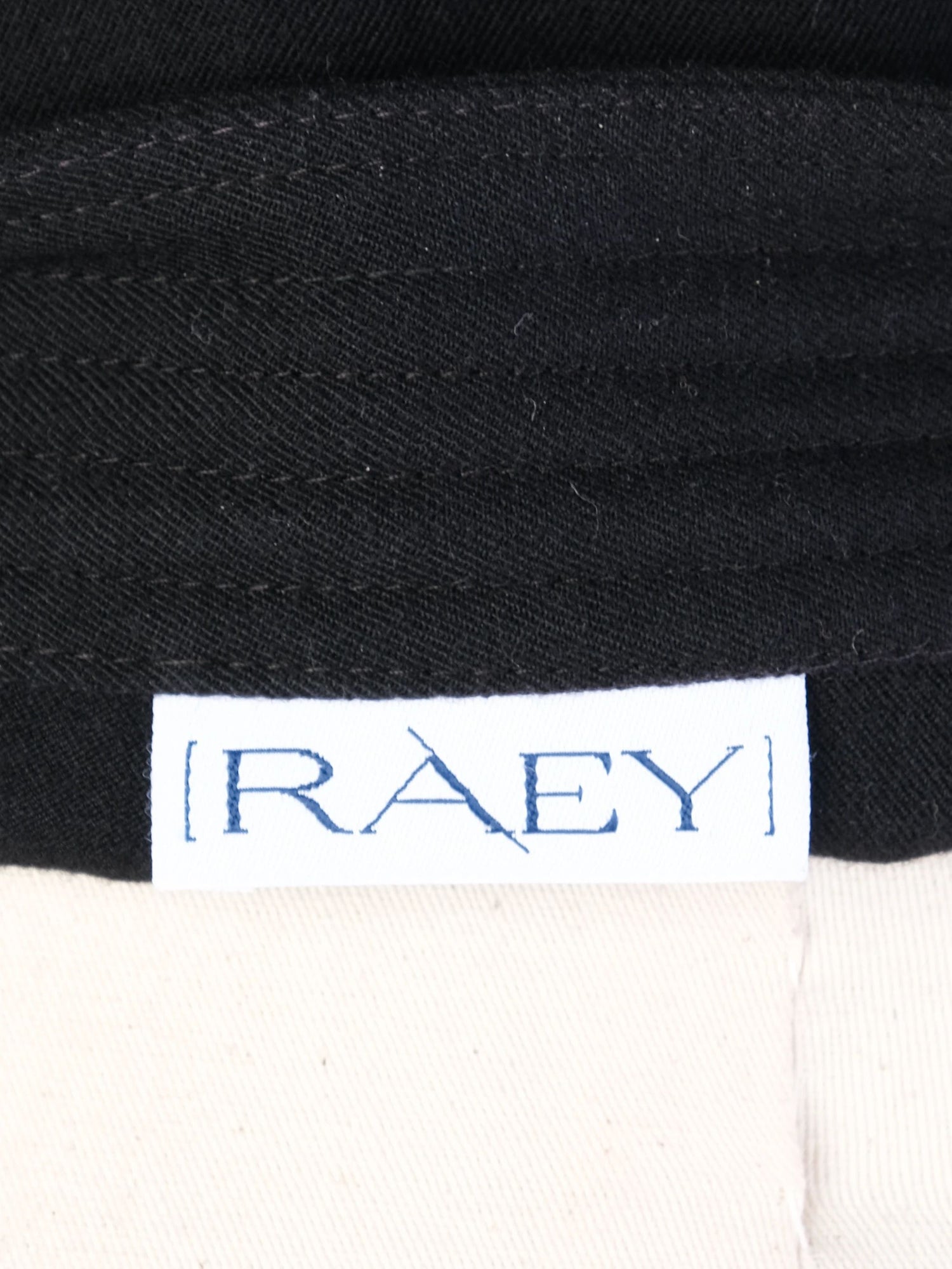 RAEY Black Wool Wrap Skirt with Belt Size XXL Excellent Condition