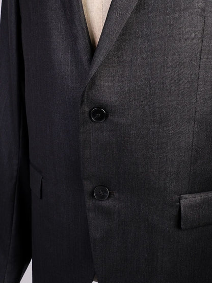 Excellent Cinque Black Suit Size M Viscose Jacket &amp; Pants Set