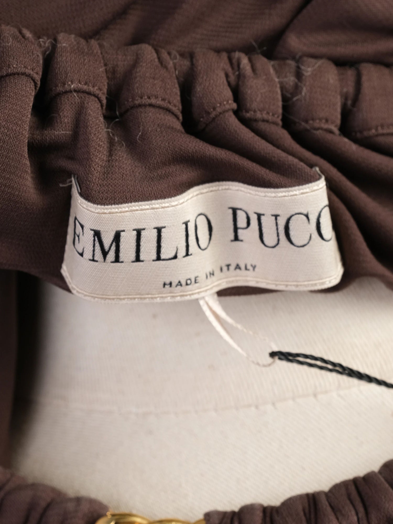 Excellent Emilio Pucci Orange Cupro Tunic Dress Size L