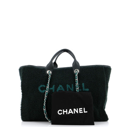 Chanel Deauville Tote Shearling Medium