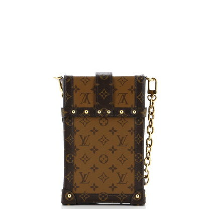 Louis Vuitton Vertical Trunk Pochette Reverse Monogram Canvas