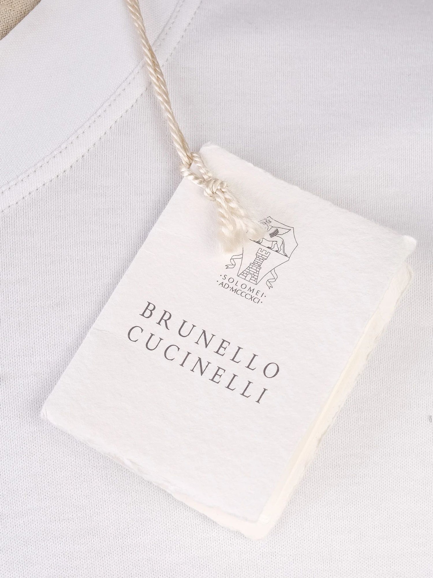 NEW Brunello Cucinelli White Cotton T-Shirt Size XL Men