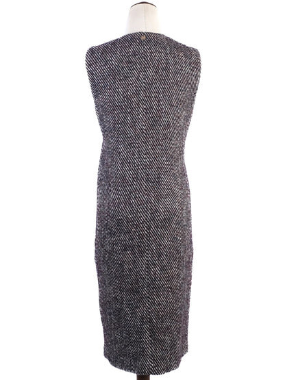 Excellent Liu Jo Gray Wool Sleeveless Dress Size S with Pockets