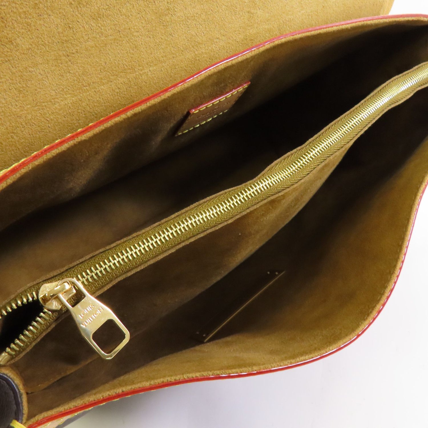 Louis Vuitton Monogram Dauphine Soft Gm Kinpaku Hand-handed Bag For Shoulders And Backs Palm Colo