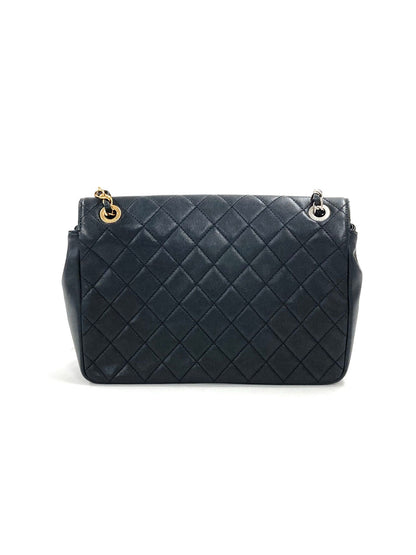 Chanel Single Flap Matelasse Chain Shoulder Black,Lambskin