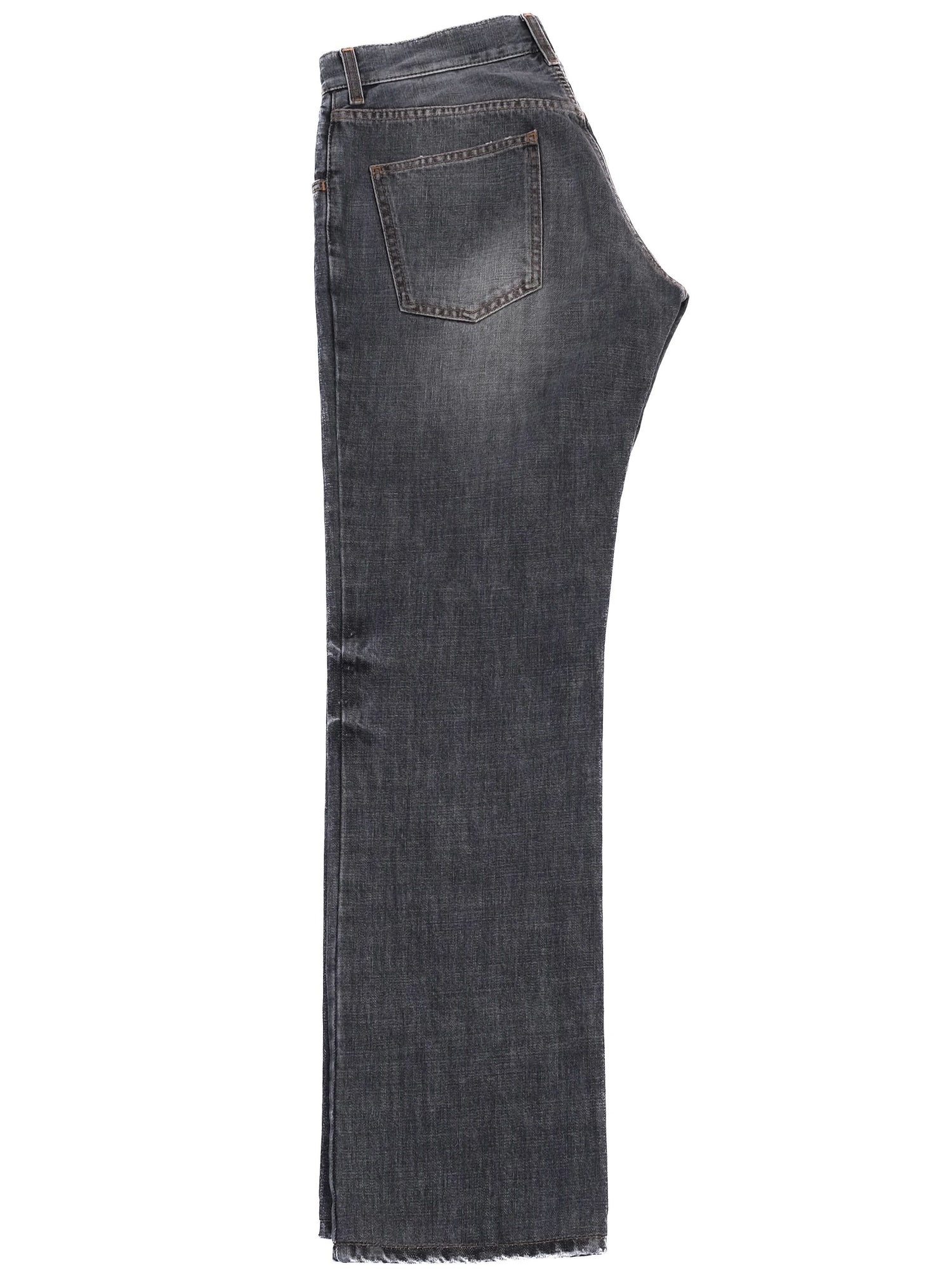 Excellent Dolce Gabbana Dark Gray Distressed Denim Jeans Men