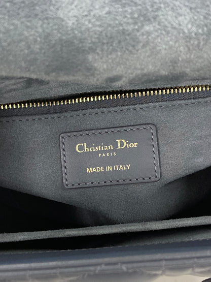 Dior Medium Lady Dior Blue,Leather WSS