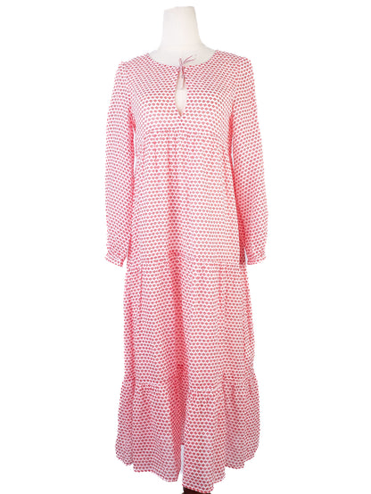 Weekend MaxMara Excellent Pink Long Sleeve Dress XS Cotton